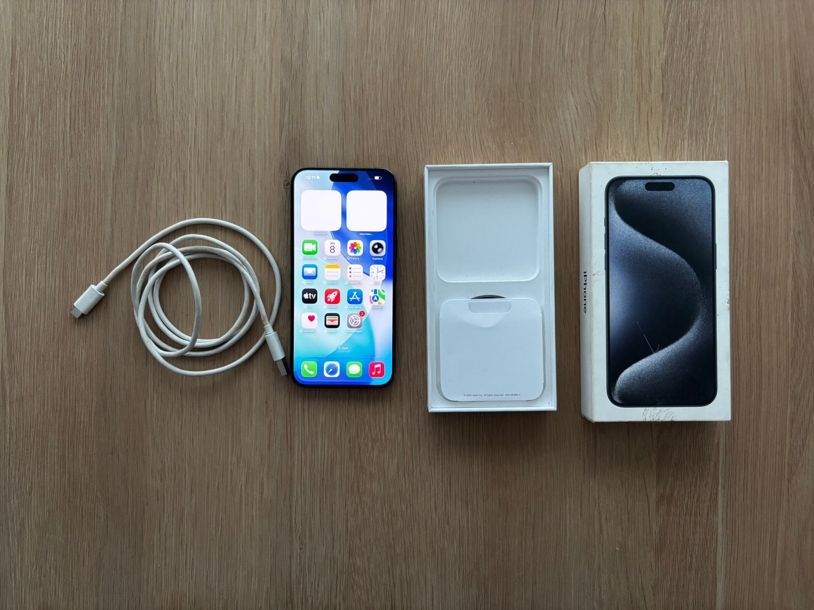 iPhone 15 Pro Max 512gb, Telecommunicatie, Mobiele telefoons | Apple iPhone, Gebruikt, 512 GB, iPhone 15 Pro Max, Blauw, Ophalen