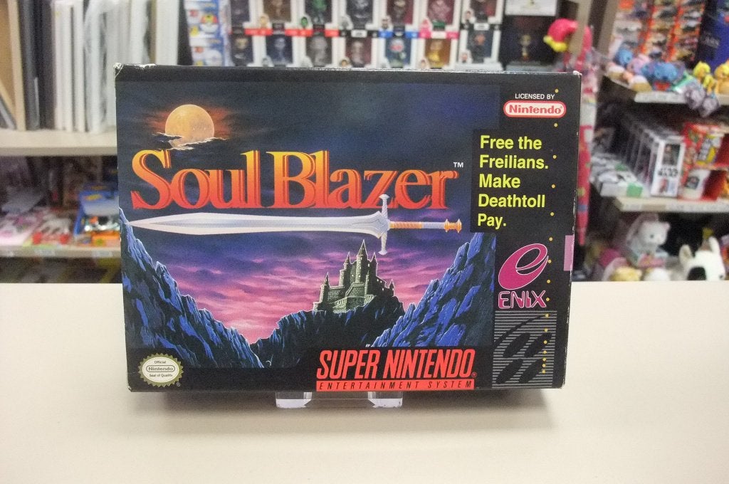 Soul Blazer (cib) snes usa, Enlèvement ou Envoi, Jeu de rôle (Role Playing Game), À partir de 12 ans, Utilisé