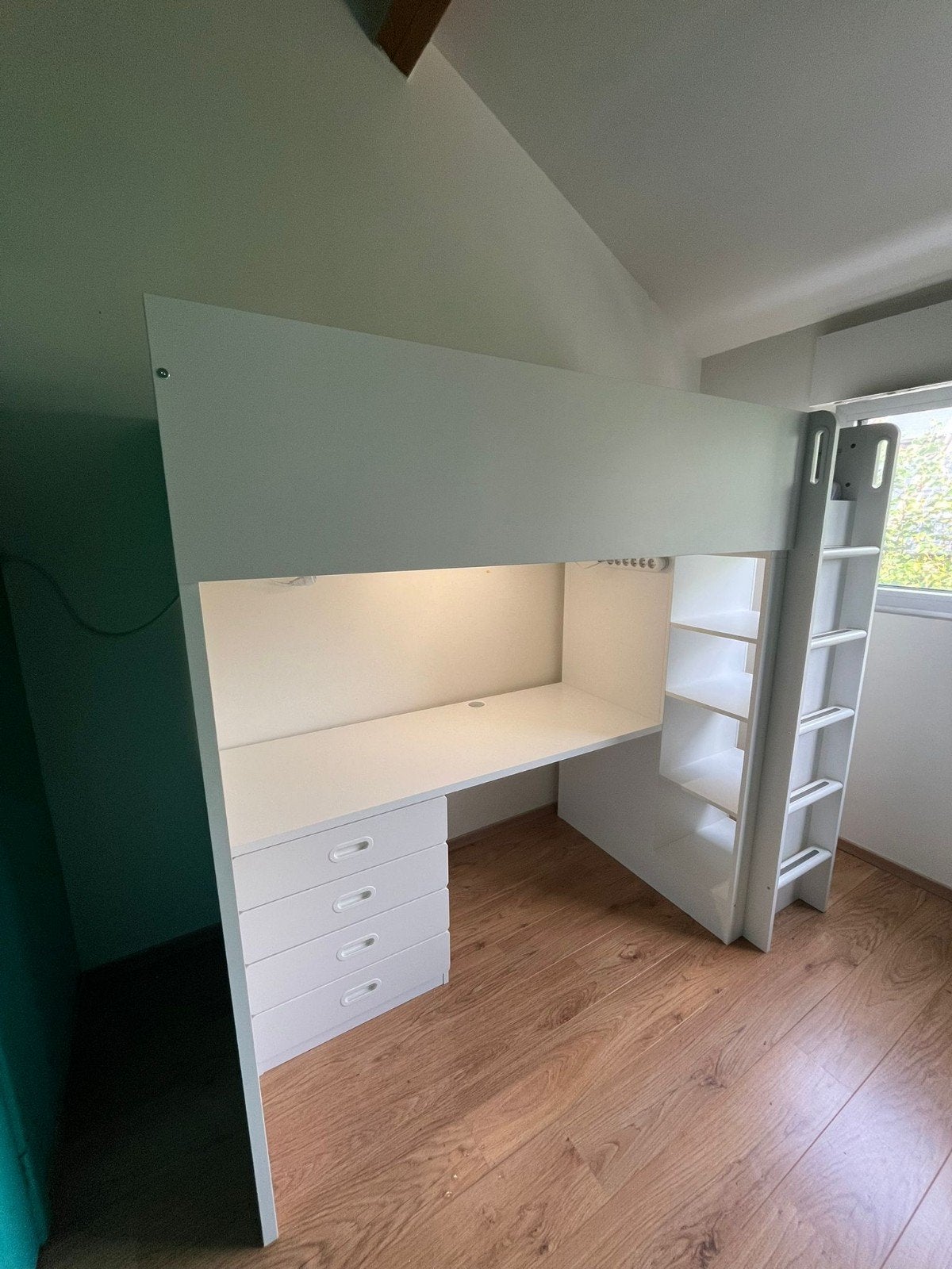 hoogslaper småstad, Ophalen, Gebruikt, Eenpersoons, 200 cm
