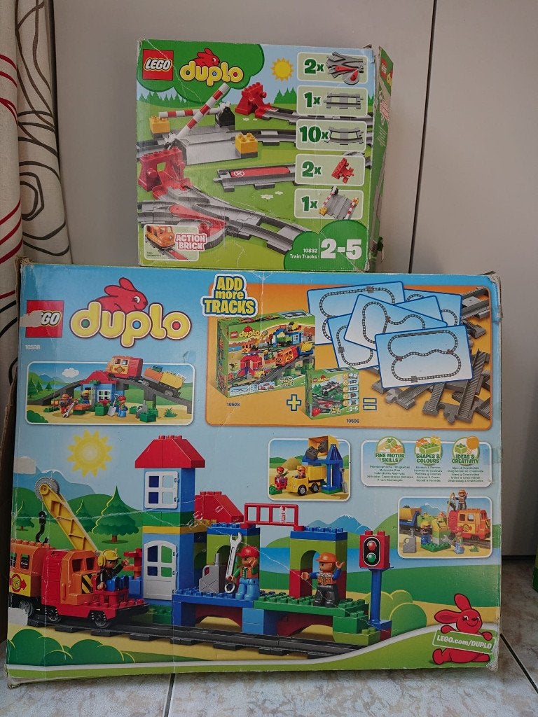 Ensemble Train Duplo (2 boites), Enfants & Bébés, Jouets | Duplo & Lego, Ensemble complet, Enlèvement, Utilisé, Duplo