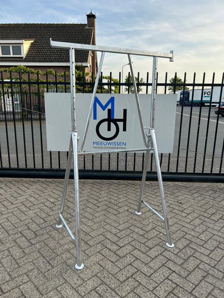 Verstelbare steigerschraag 120-195CM verzinkt NIEUW, Doe-het-zelf en Bouw, Ophalen, Gebruikt, Overige metalen