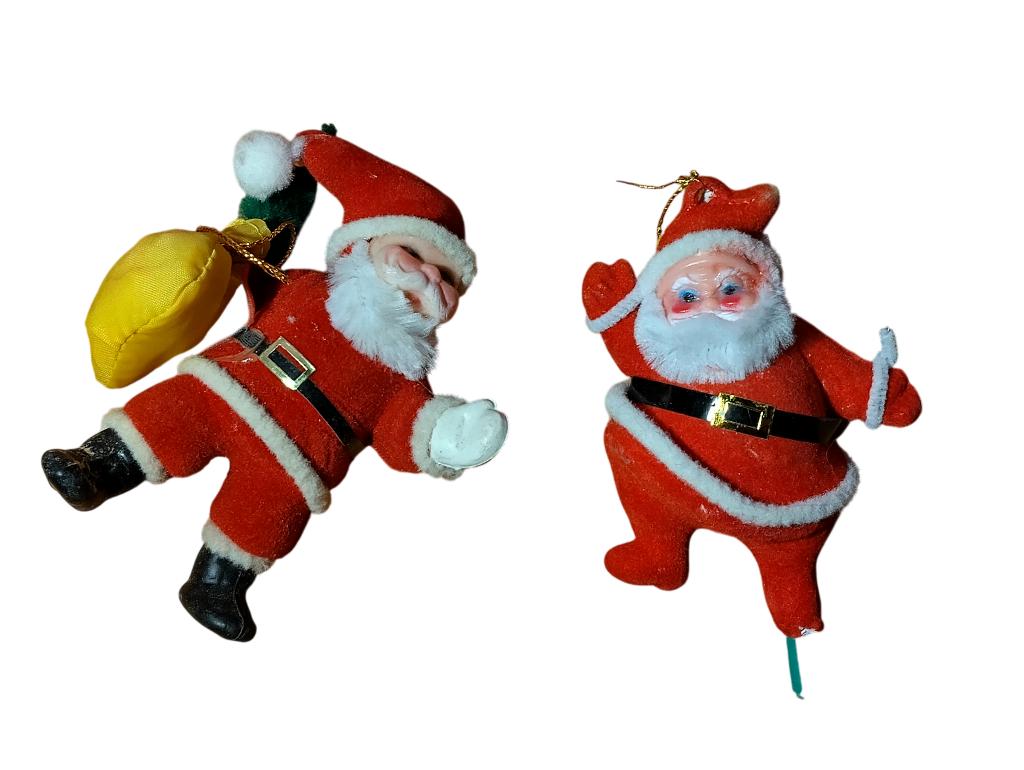 2 père Noël de décorations pour gâteaux, Antiquités & Art, Enlèvement