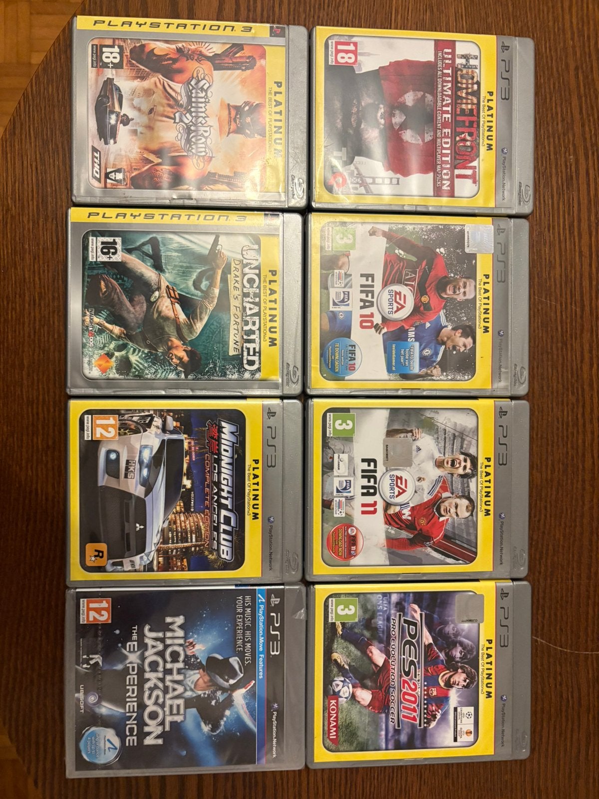 Lot de jeux PS3 - 5€ par jeu (Michael Jackson a scellé 8€), Envoi, Comme neuf