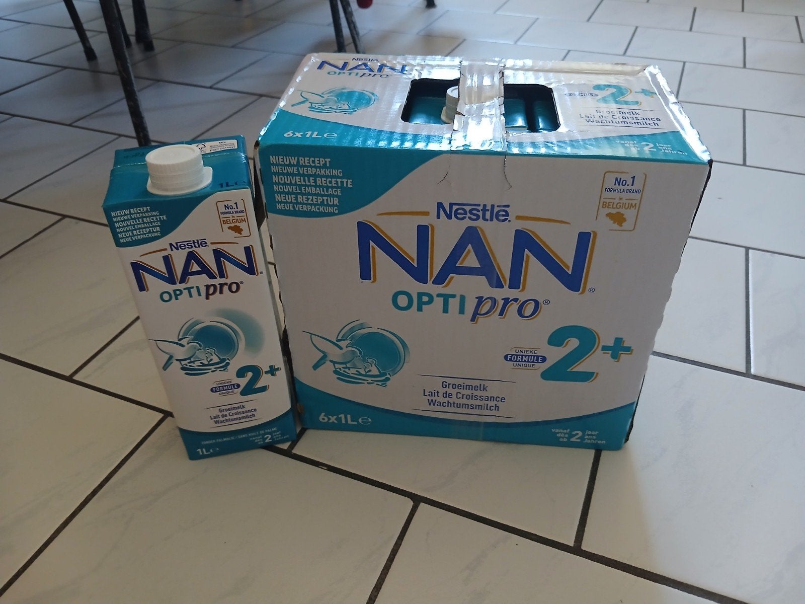 Nan opti pro 2 + baby peuter melk, Kinderen en Baby's, Overige merken, Overige typen, Nieuw, Ophalen