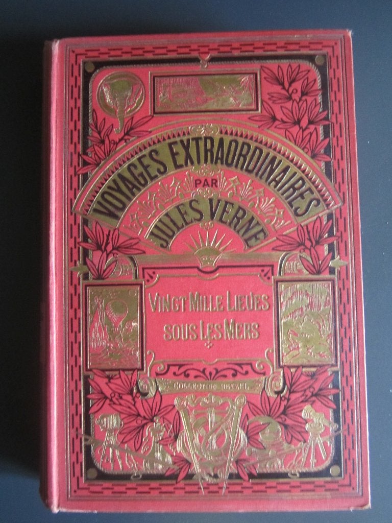 Voormalig Jules Verne HETZEL 1924 20000 mijlen onder zee, Antiek en Kunst, Ophalen of Verzenden, Jules Verne