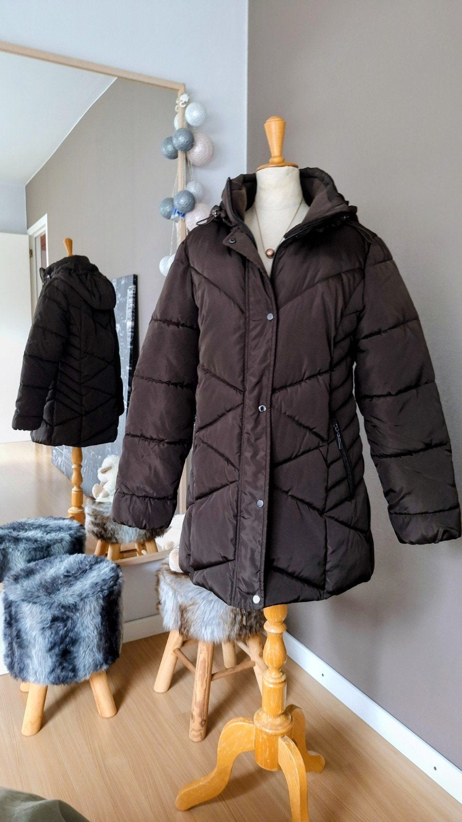 Winterjas maat 38, merk Brandtex, Enlèvement, Taille 38/40 (M)