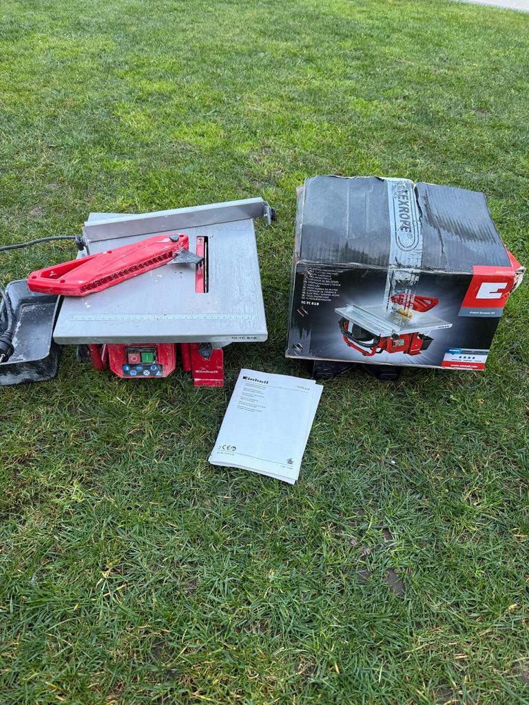 Tegelsnijmachine, Doe-het-zelf en Bouw, Ophalen, Zo goed als nieuw