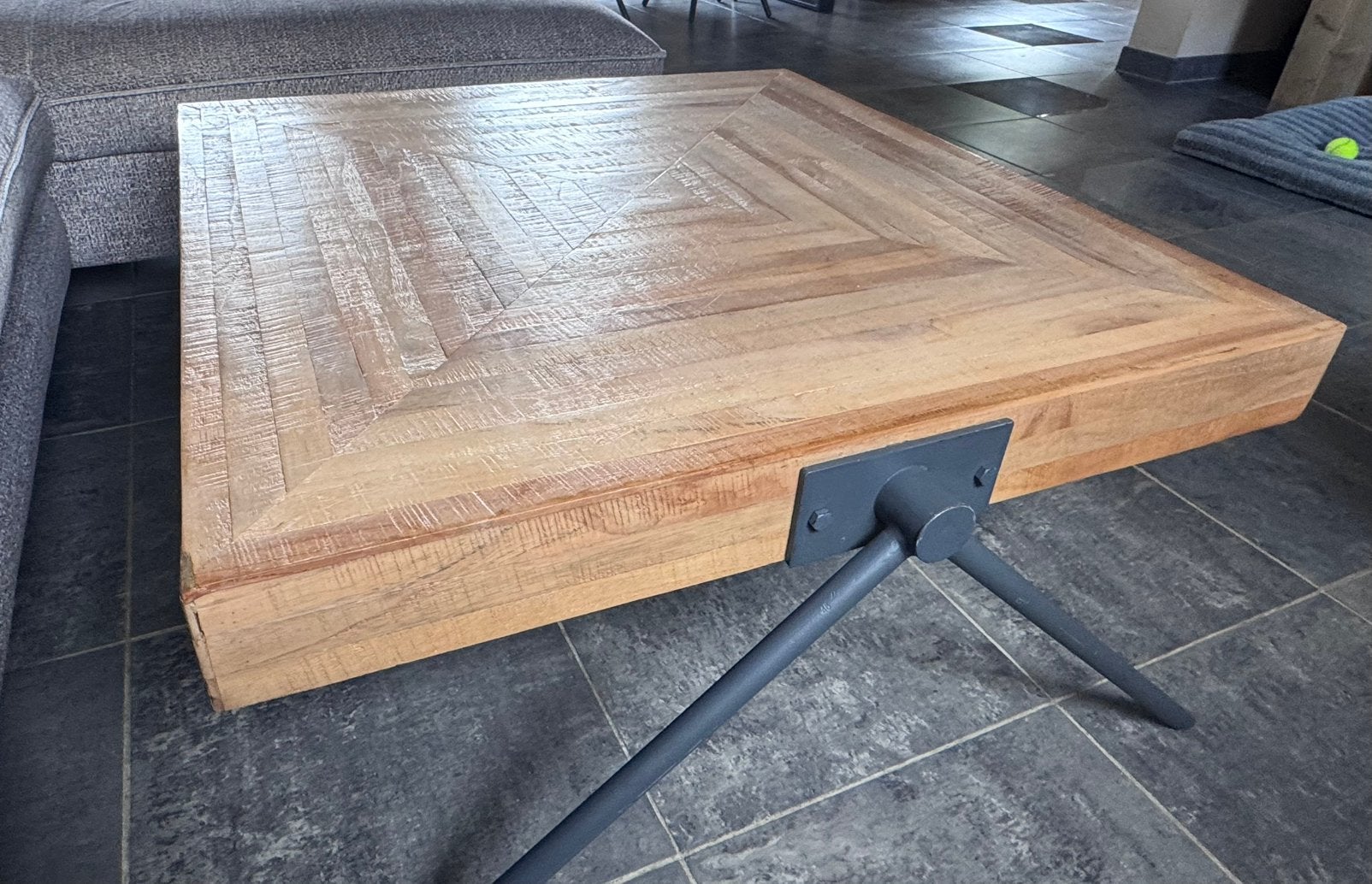 Table basse bois, Huis en Inrichting, Ophalen, 50 tot 100 cm, Vierkant, 50 tot 100 cm
