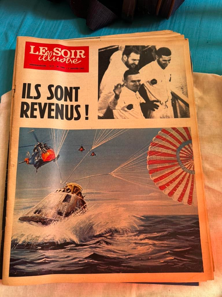 Magazine le Soir année 1969, Livres, Enlèvement, Utilisé