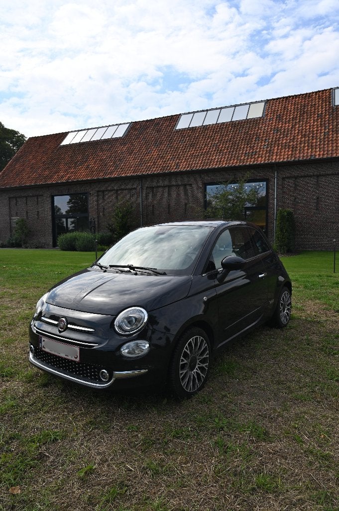 Fiat 500 Berline, Auto's, Fiat, 4 zetels, 1055 kg, Zwart, Leder