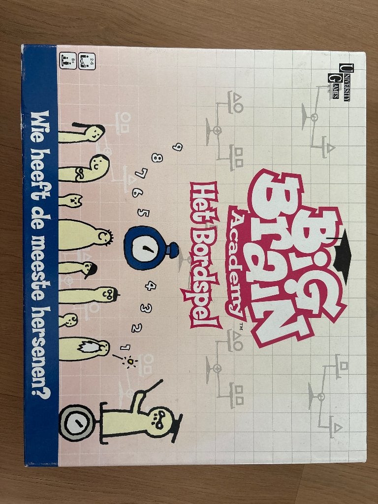 Big brain academy- het bordspel, Vijf spelers of meer, Ophalen, Zo goed als nieuw, University Games