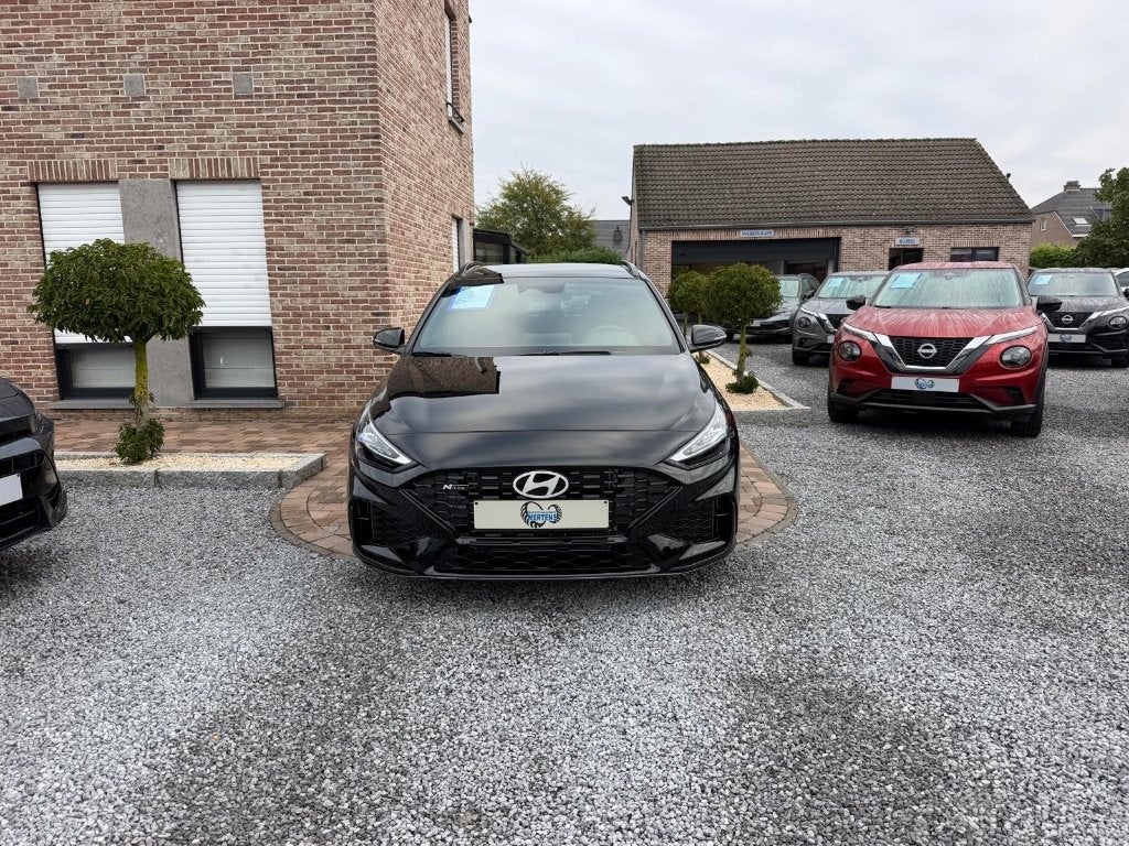 Hyundai i30 CW 1.0 T-GDi N-LINE 5J/GAR NIEUW 0KM, Auto's, Lane Keeping Assist, Stof, Zwart, Bedrijf