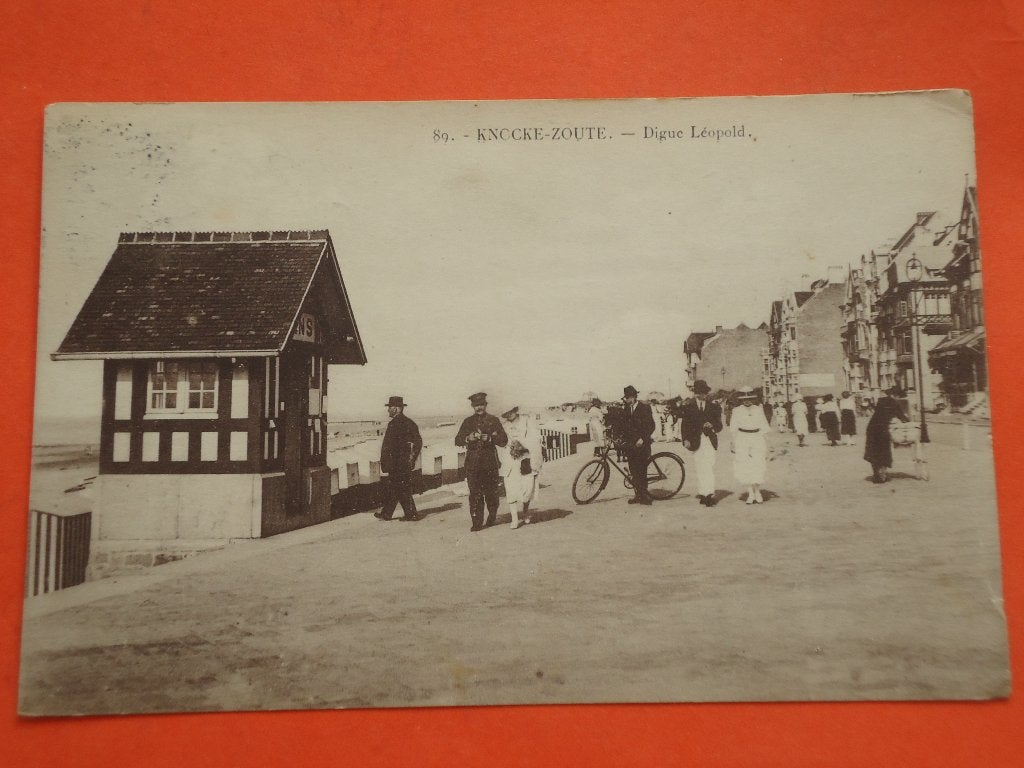 Knocke Le Zoute Knokke Le Zoute Digue Léopold, Enlèvement ou Envoi, 1920 à 1940, Affranchie, Flandre Occidentale