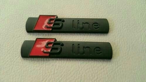 logos Audi Fender Sline, Neuf, Gauche, Enlèvement ou Envoi, Garde-boue