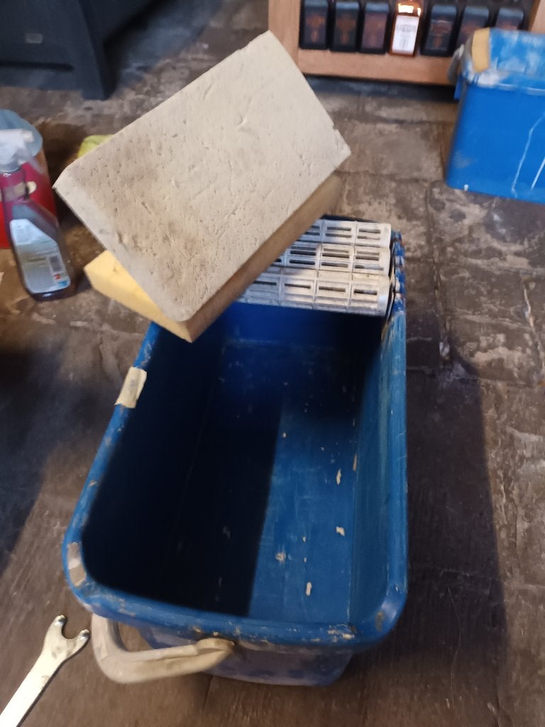 Sponsbak, Ophalen, Gebruikt