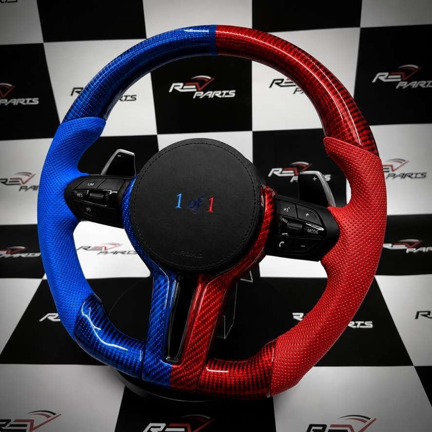 Volant réfléchissant bleu-rouge BMW F et E, Enlèvement ou Envoi, Neuf, BMW