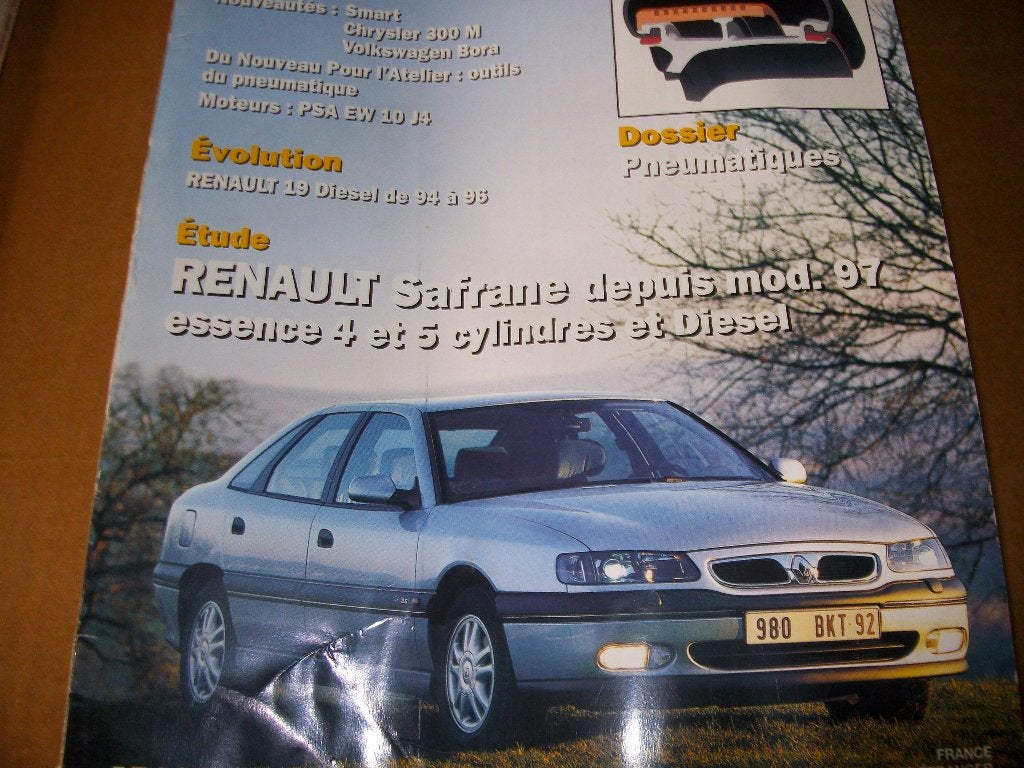 revue technique renault safrane 1997-1999, Enlèvement ou Envoi