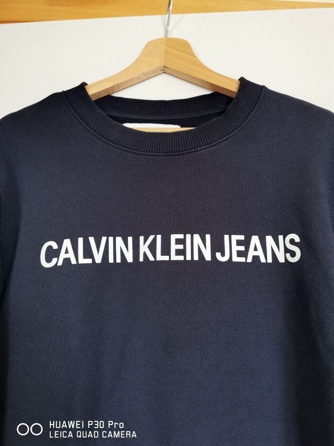 Pull Calvin Klein Jeans XL, Vêtements | Hommes, Pulls & Vestes, Envoi, Comme neuf, Bleu, Calvin Klein