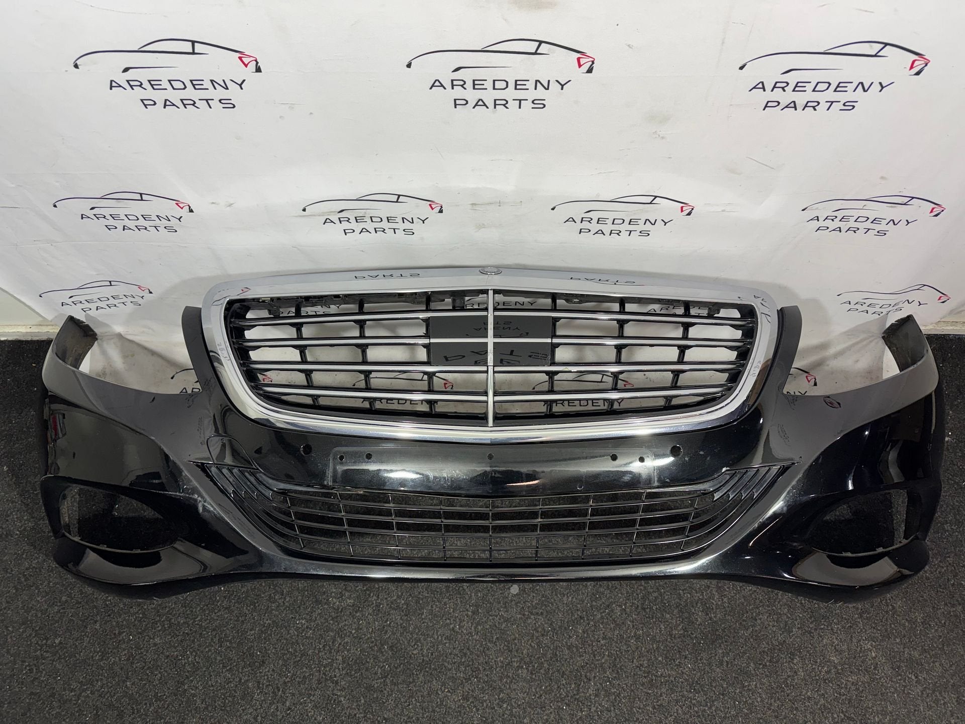 Mercedes S Klasse W222 Voorbumper 6x PDC 197 A2228800147, Gebruikt, -, Voor, Ophalen of Verzenden