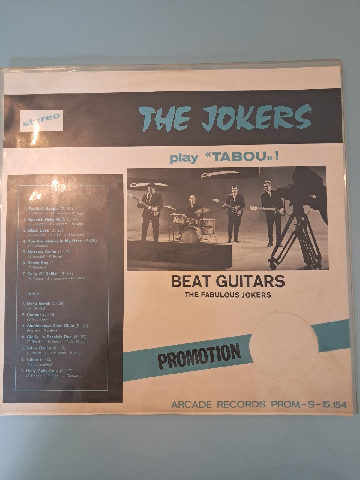 The jokers..1965 .PROMOTiON copy  play "tabou"..rock, Cd's en Dvd's, Verzenden, Gebruikt