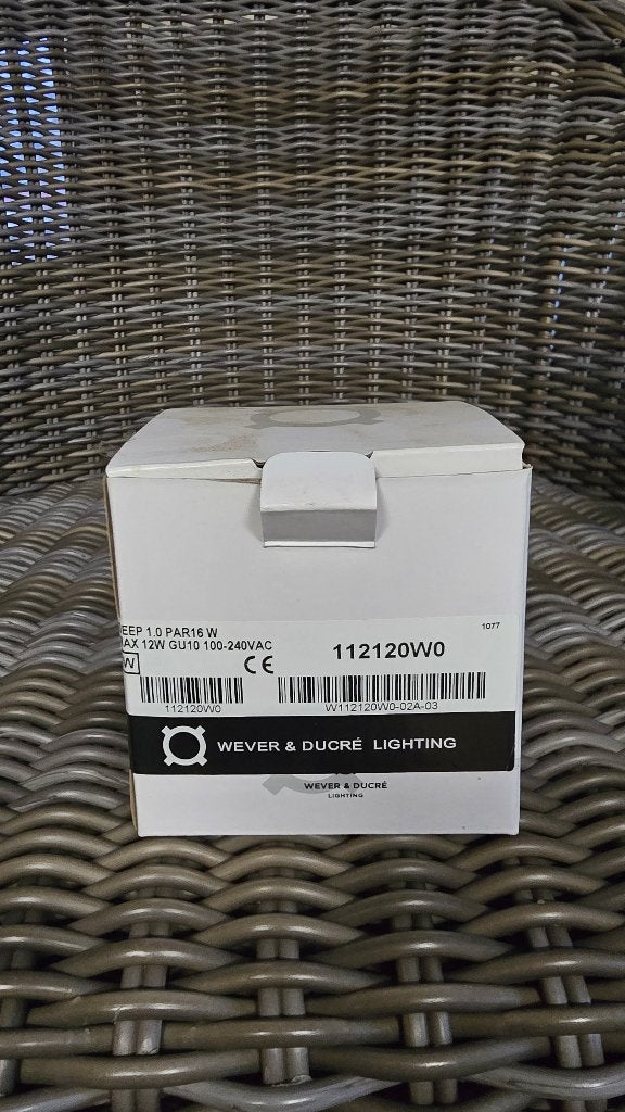 16x Wever & Ducré DEEP 1.0 PAR16 GU10 inbouwspots – nieuw, Huis en Inrichting, Lampen | Spots, Nieuw, Inbouwspot, Kunststof, GU10