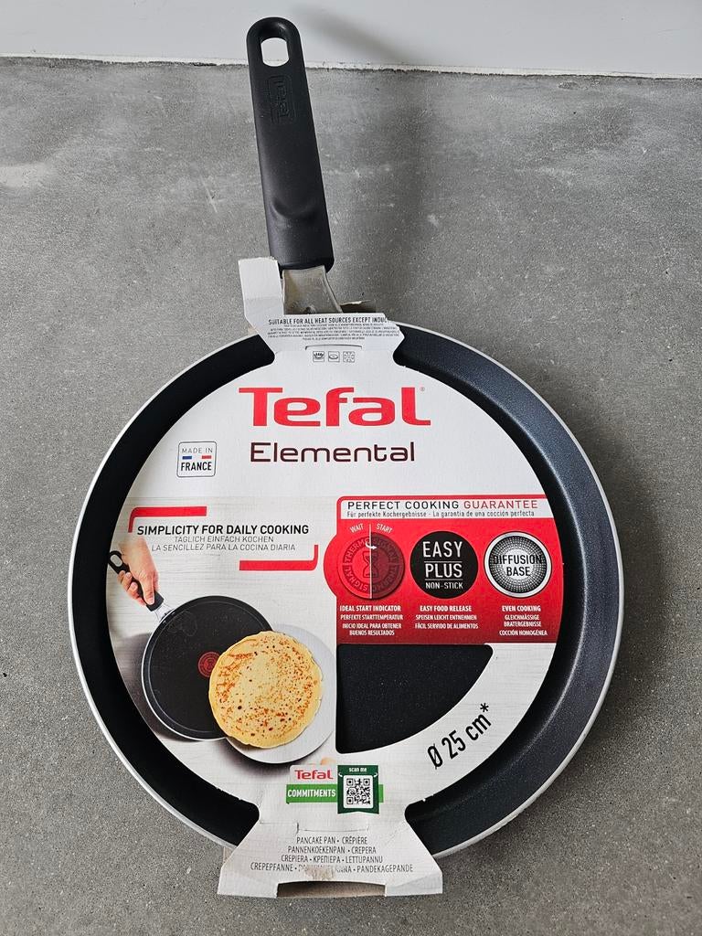 Tefal pannenkoekenpan 25cm, Ophalen, Nieuw