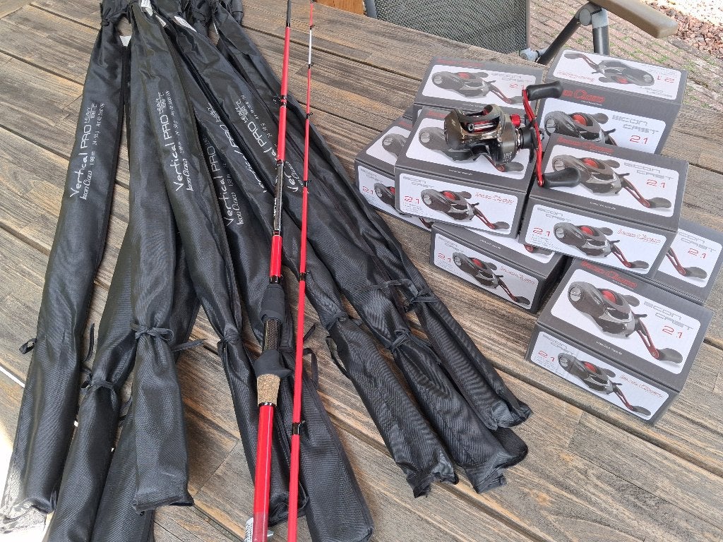 Baitcaster Combo (Reelhengel+Reel) Iron Claw 24-56g, Ophalen of Verzenden, Nieuw, Complete set