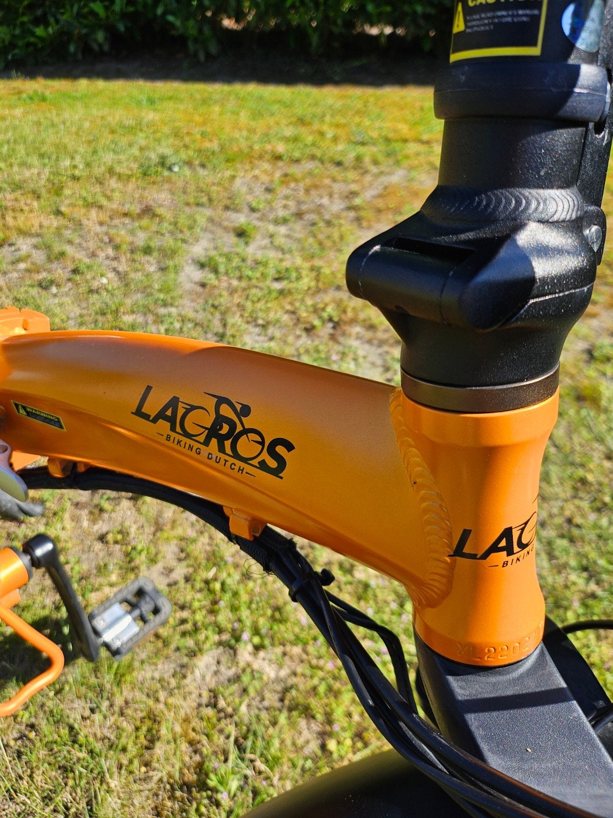 Plooi fiets Lacros Mustang 768Wh Orange, Fietsen en Brommers, Fietsen | Vouwfietsen, Ophalen, Versnellingen, Zo goed als nieuw