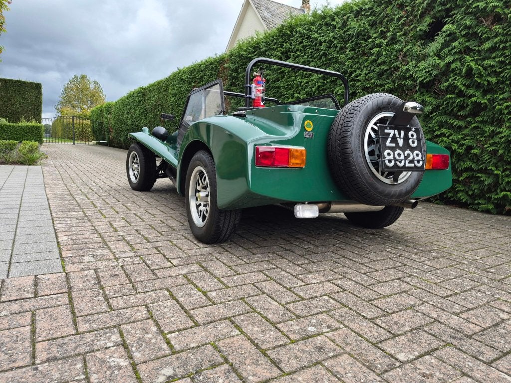 Lotus Seven S4 RHD 1973 met twin cam motor, Auto's, Achterwielaandrijving, 4 cilinders, Leder, Handgeschakeld