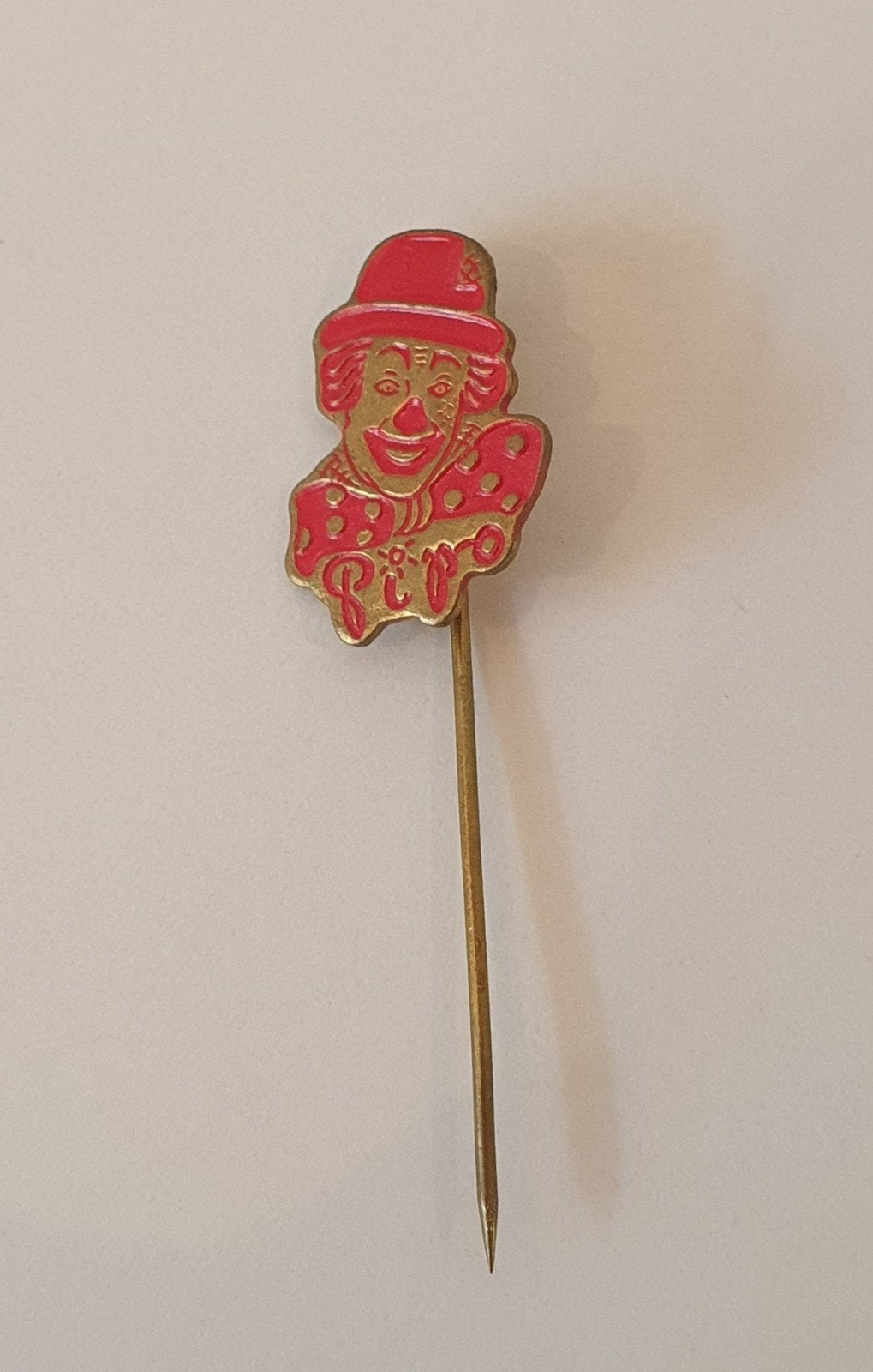 Reclamespeldje Pipo de clown, Verzamelen, Speldjes, Pins en Buttons, Ophalen of Verzenden