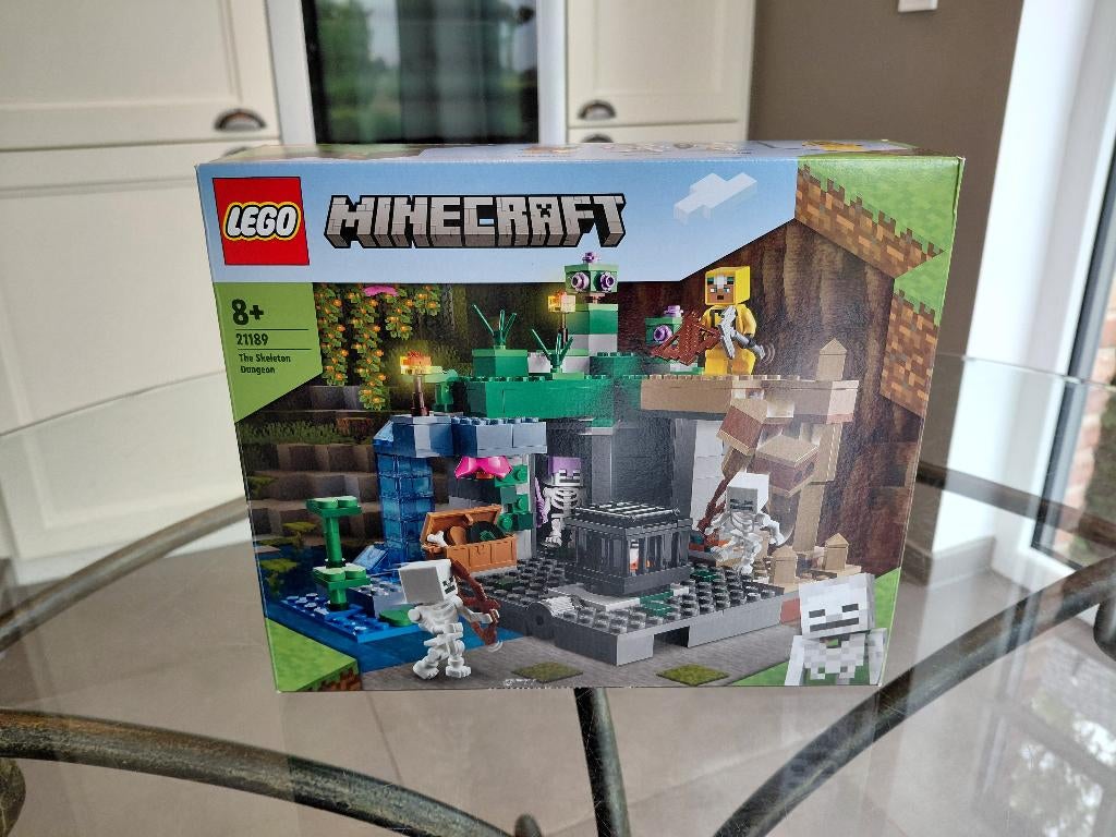 Lego Minecraft 21189 De Skeletkerker, Compleet, Minecraft, Lego, Ophalen of Verzenden