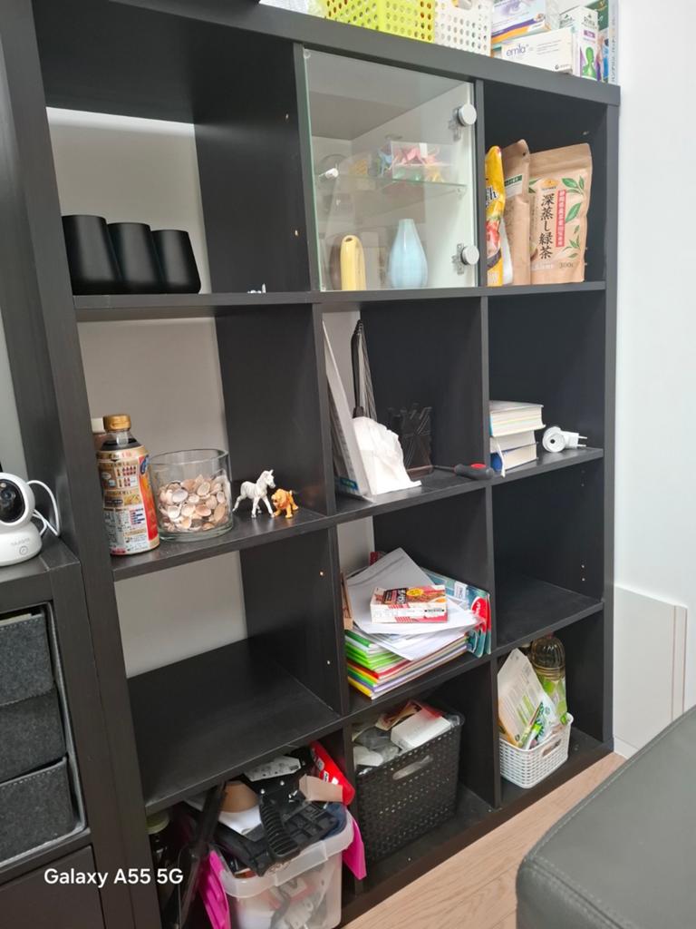 Etagère Ikea Kallax noire 12 cases, Maison & Meubles, Enlèvement
