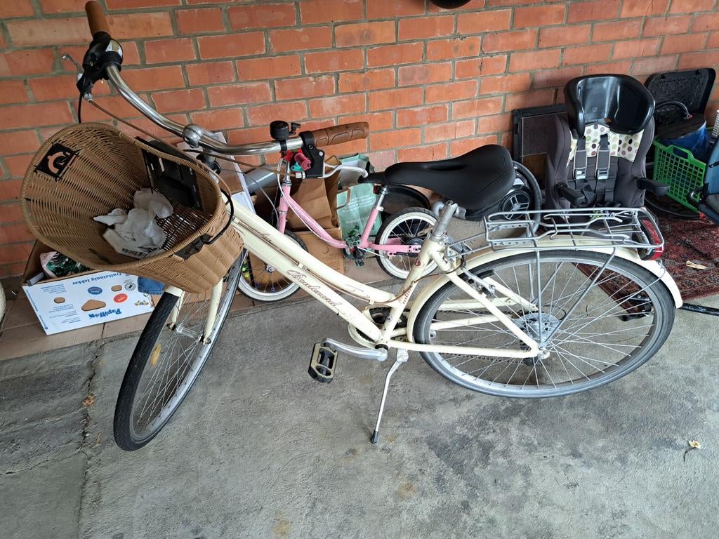 Vrouwen fiets in gebruikte staat, Ophalen