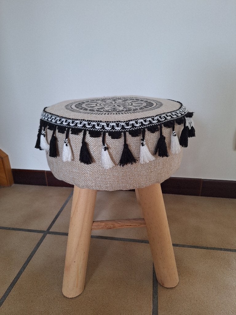 Tabouret décoratif en très bon état, Enlèvement, Comme neuf, 30 à 60 cm