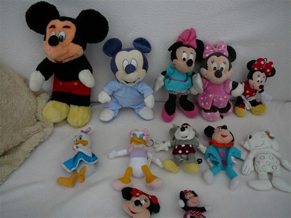 Verschillende disney knuffels Mickey Mouse, Ophalen, Disney, Overige typen, Meerkleurig