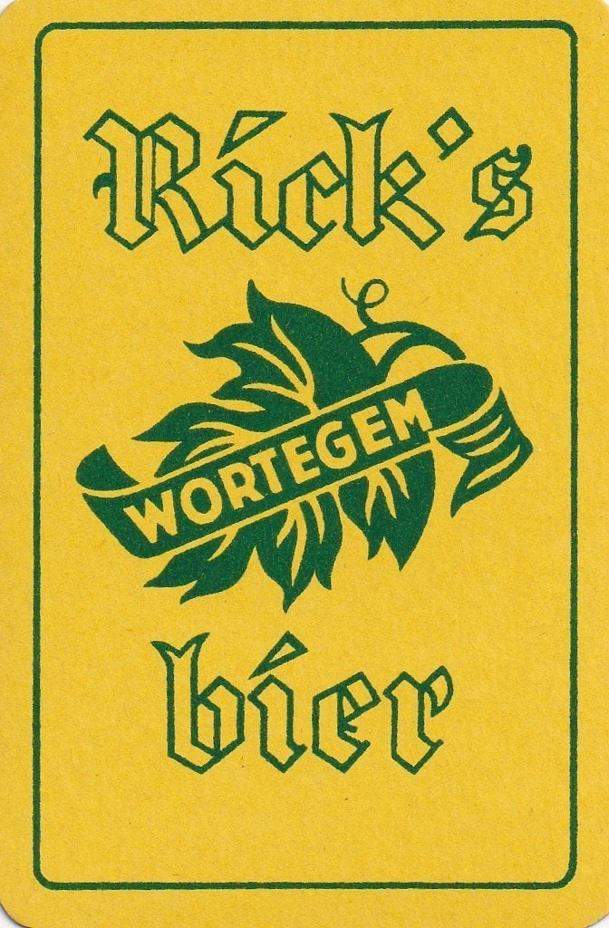 B 10 / S K RICK S BIER WORTEGEM, Ophalen of Verzenden, Nieuw, Speelkaart(en)