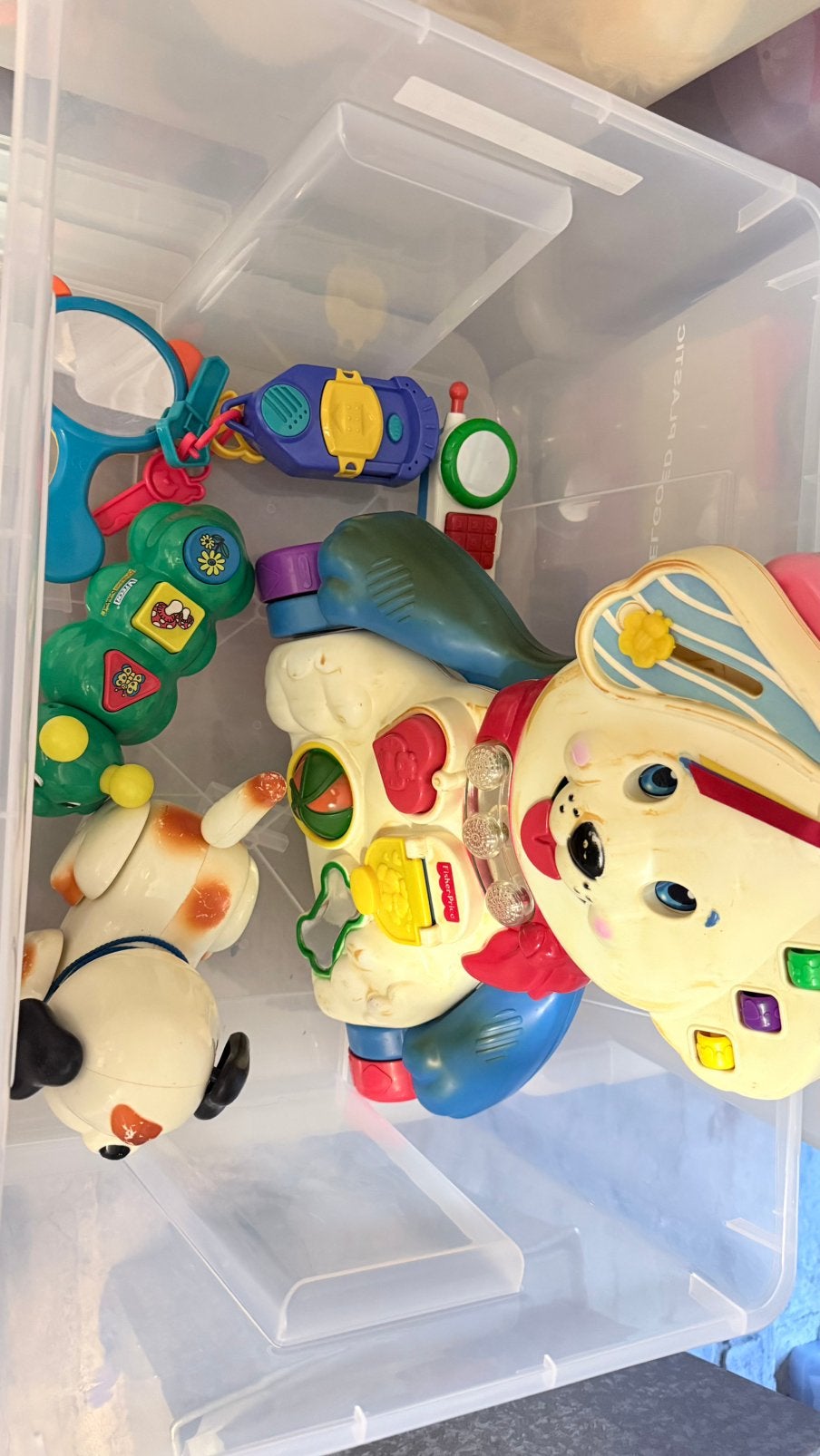 Lot Fisher-Price loopwagen interactief kinderspeelgoed., Ophalen, Zo goed als nieuw
