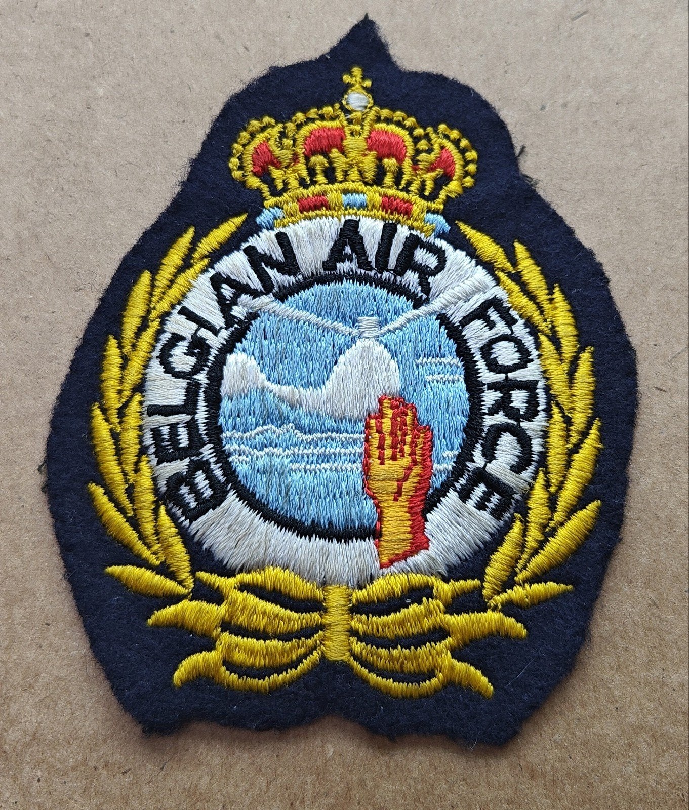 40 SQN Koksijde Sikorsky, Verzamelen, Ophalen of Verzenden, Luchtmacht, Embleem of Badge