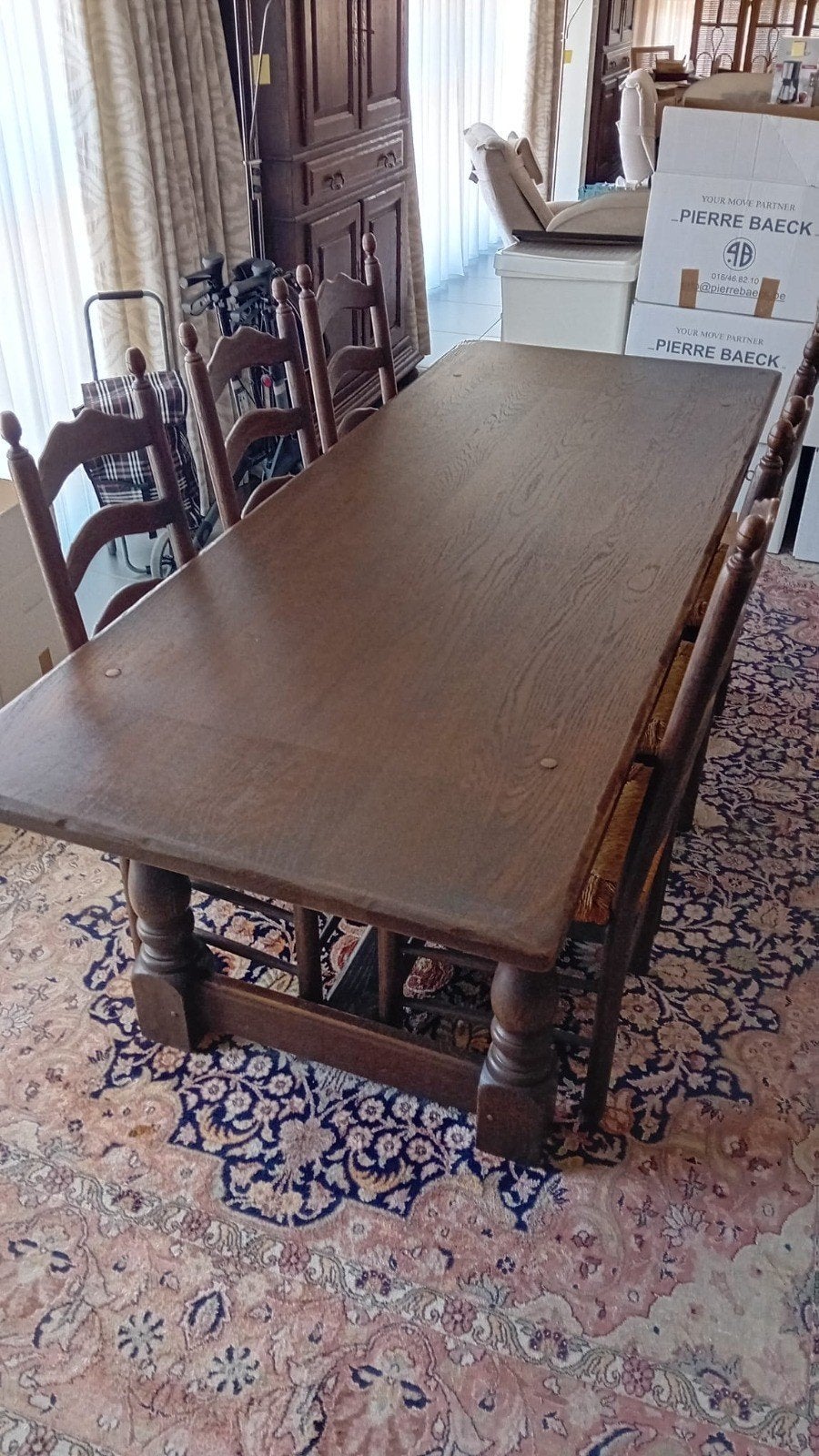 DISPONIBLE JUSQU'AU 30/9. Salle à manger complète en parfait, Enlèvement
