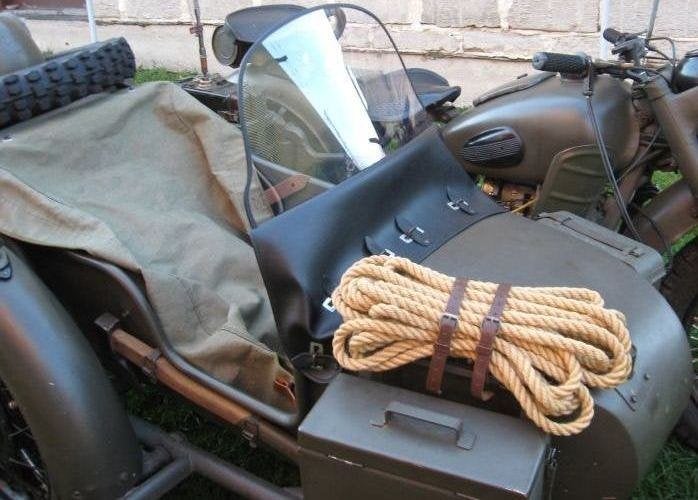 URAL DNEPR BMW Zijspan windscherm Leer Kunstleer NIEUW, Motos, Envoi