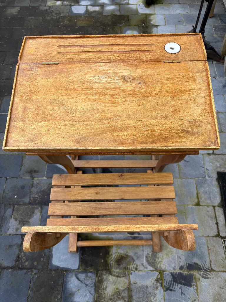 Pupitre écolier, Huis en Inrichting, Ophalen, Opbergruimte, Gebruikt, Hout