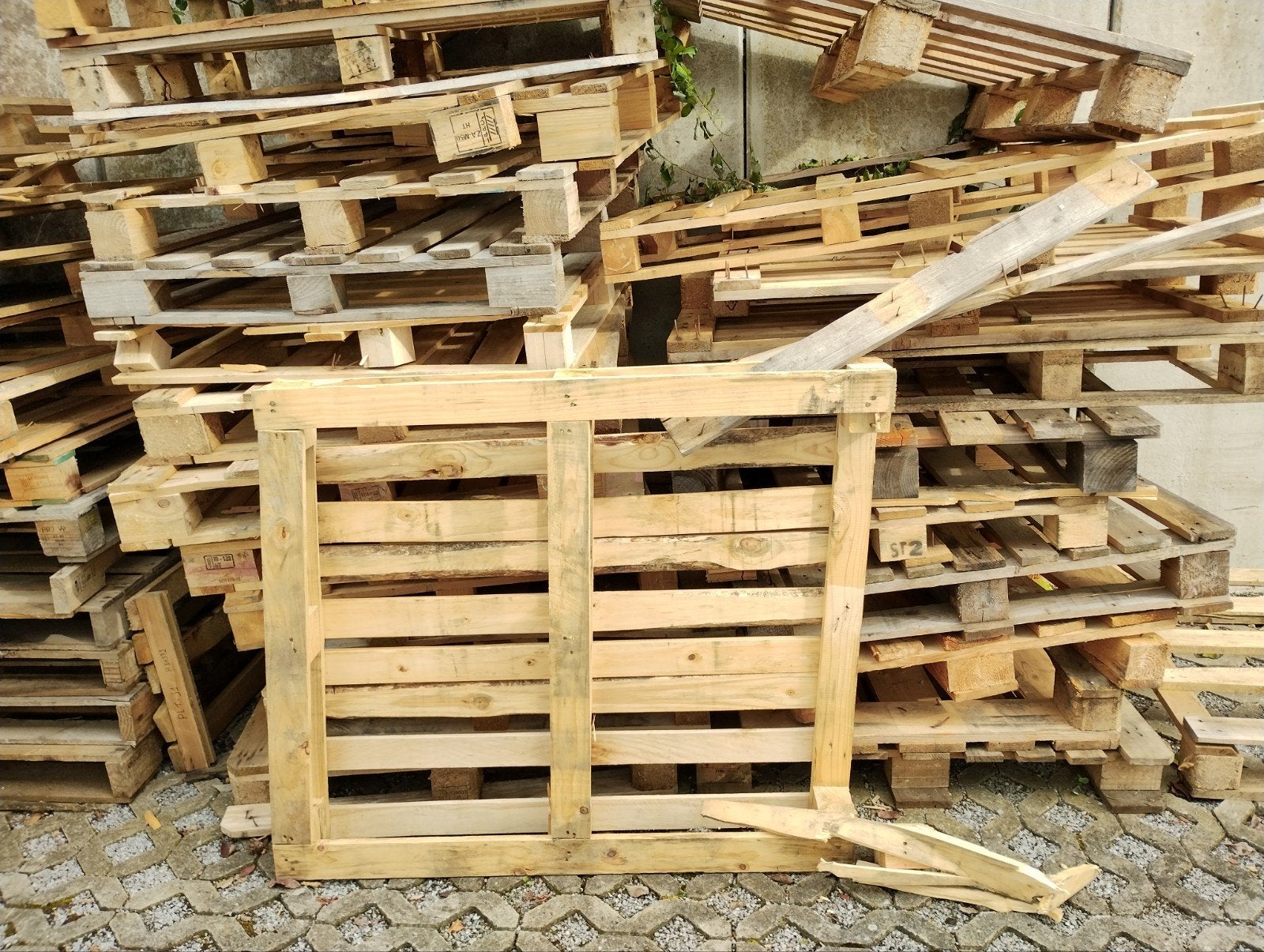 Palletten, Enlèvement