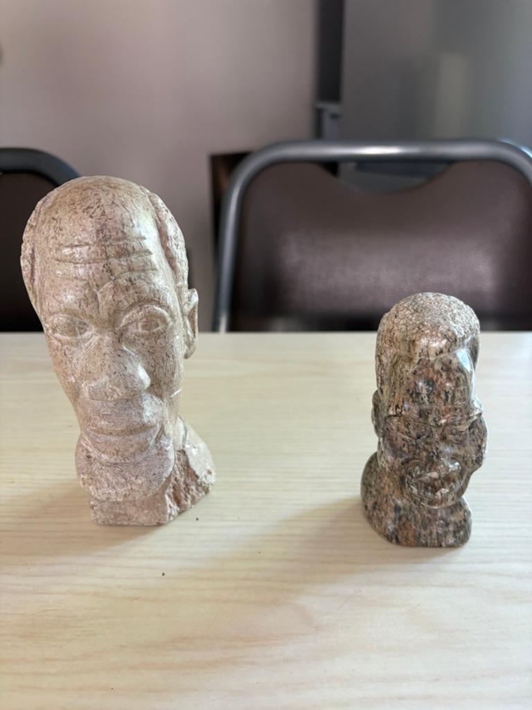 Stenen beelden afrikaanse man, Ophalen, Steen of Keramiek, Beeld, Man