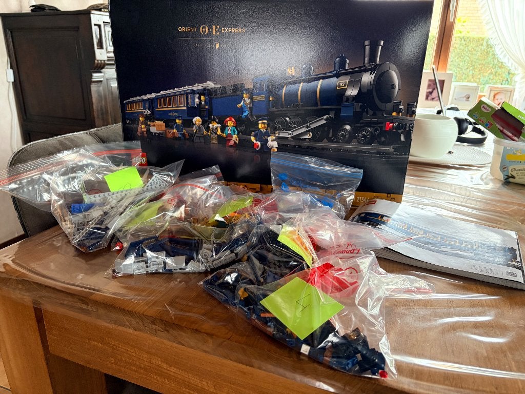 Lego Oriënt express, Pièces supplémentaires incluses, Lego, Ensemble complet, Comme neuf