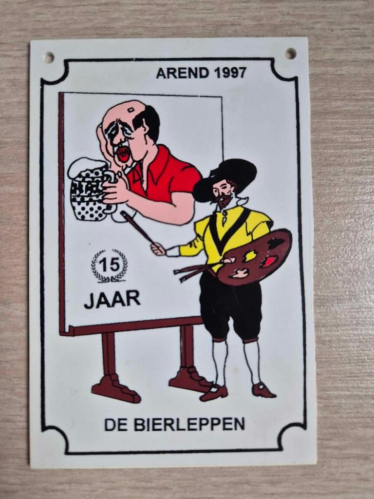 Carnaval medaille Aalst Arend De Bierleppen 1997, Ophalen of Verzenden