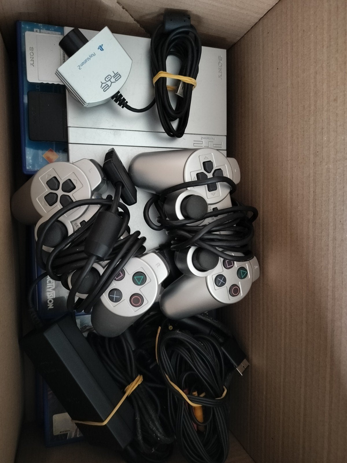 PS 2 slim + 17 spelletjes, Consoles de jeu & Jeux vidéo, Consoles de jeu | Sony PlayStation 2, Enlèvement ou Envoi, Slim