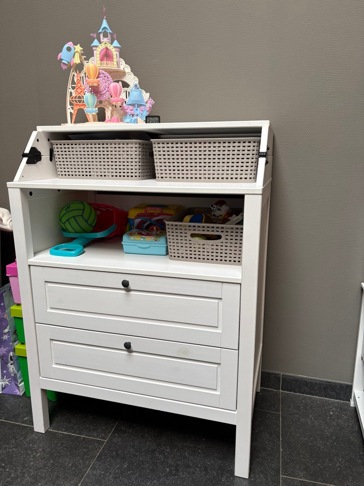 Verzorgtafel bureau kast, Kinderen en Baby's, Ophalen, Zo goed als nieuw, Kast
