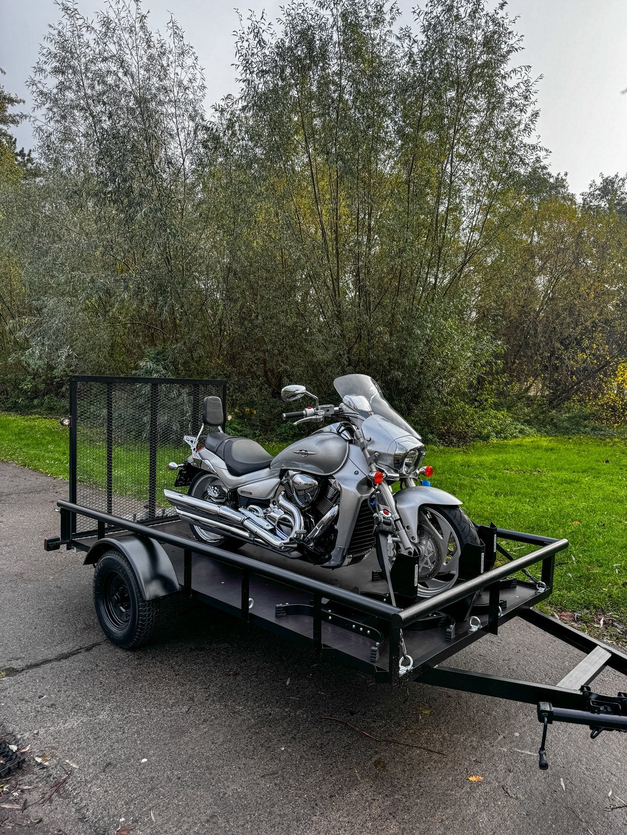 Motortrailer / transport aanhangwagen, Auto diversen, Ophalen, Zo goed als nieuw