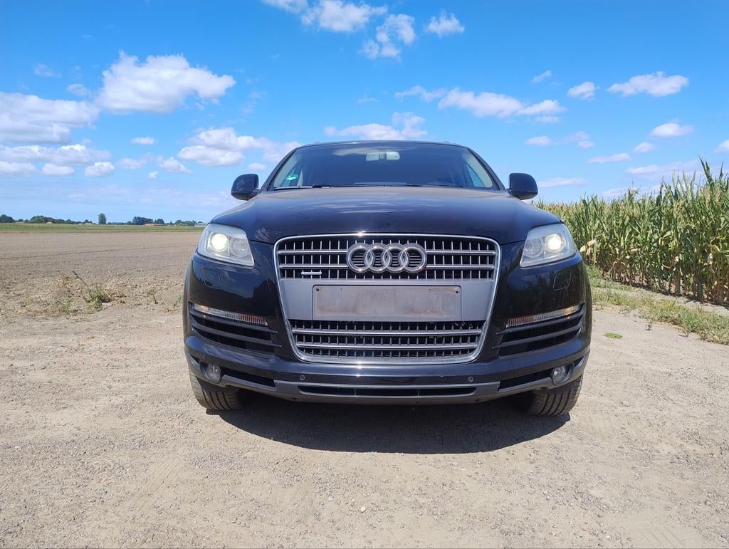 Mooie Audi Q7 Quattro Automaat 4X4 met elektrische trekhaak, Autos, Audi, Cuir, Achat, Entretenue par le concessionnaire, Noir