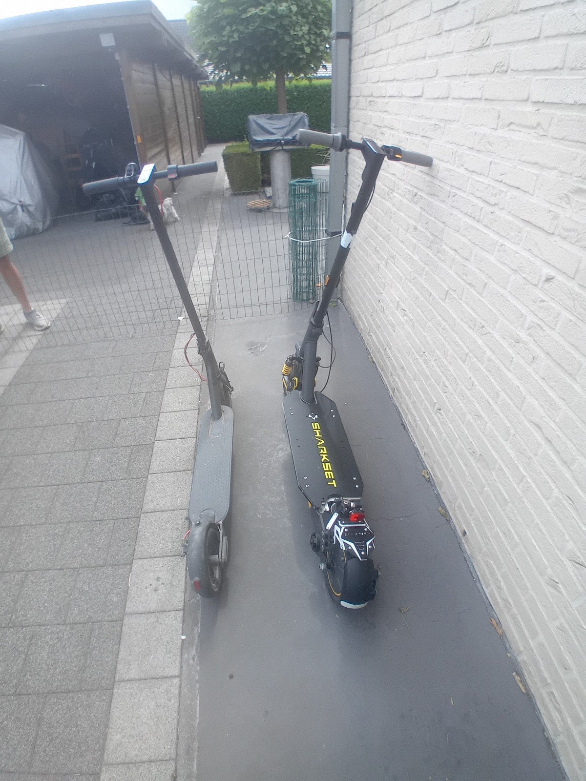 Ninebot step met sharkset, Ophalen